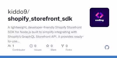 Open-Source Shopify Storefront SDK Development
