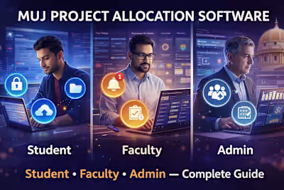 MUJ Project Allocation System The MUJ Project Allocation Sys...