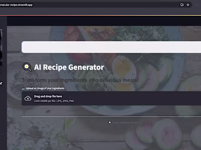 Spoonacular Recipe App Development