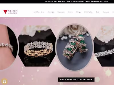 Jewelry Shop Website Design/SEO in Shopify