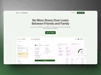 Empowering Fair Lending with Knownlenders: Framer Development