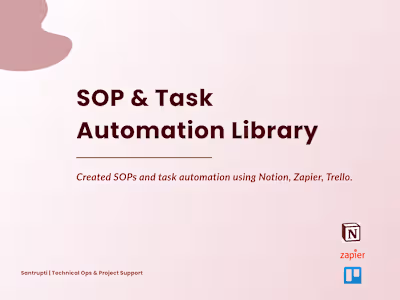 SOP + Task Automation System