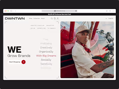 Downtown Website Redesign