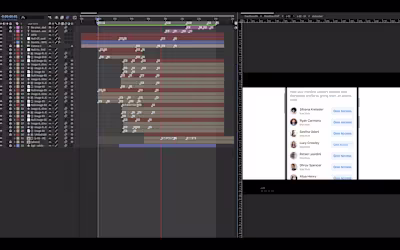 Behind the scenes Animations