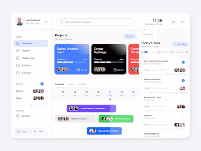 Mobile App Dashboard Redesign