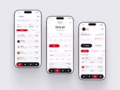 Wolves Trading App UI Design