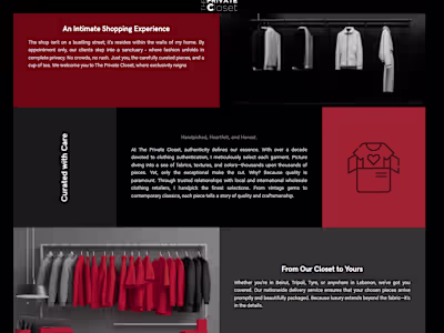Clothes Store Website