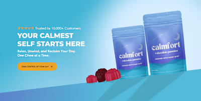 A hero section from a