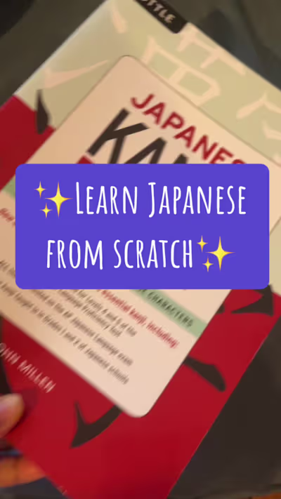 How to Learn Japanese from Scratch 