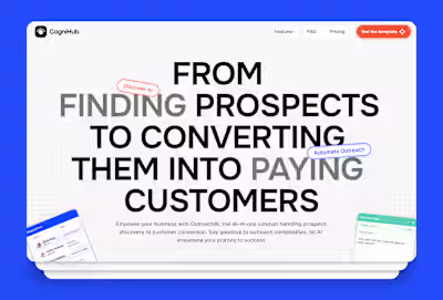 CogniHub - SaaS & Startup Website Template