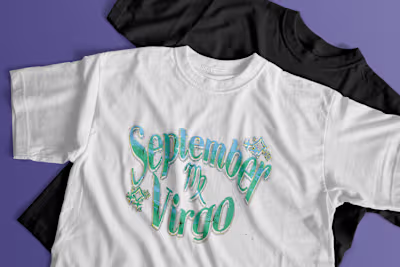 "September Virgo" Tee on Behance