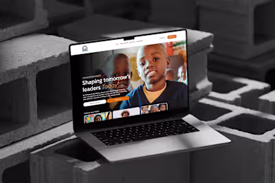 Revolutionised web interface for Sheveeca Academy