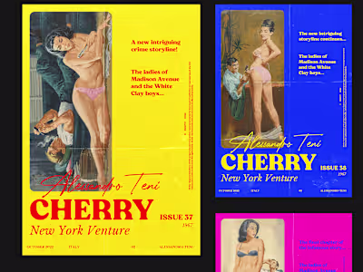 Cherry Venture - Pulp magazine concept