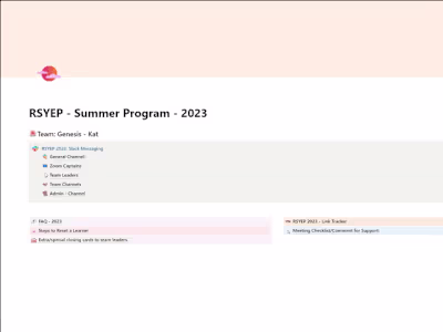 Radius Learning Internal Documentation