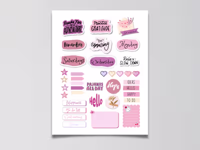 Stickers design 
