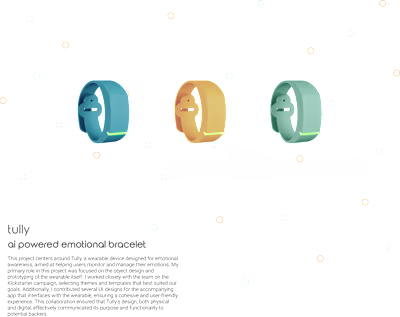 Tully - an AI powered emotional bracelet