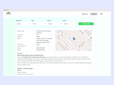 Leaflet Implementation on Property Website