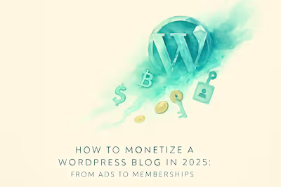 How to Monetize a WordPress Blog in 2025: From Ads to Memberships