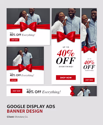 Google Display Ads - Shindara Co.: Banner Ad Design