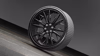 Automotive Wheel — Cyclee Render