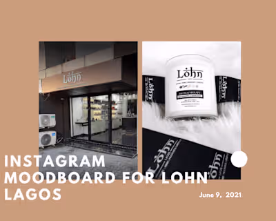 Lohn Lagos | Instagram Audit + Proposal