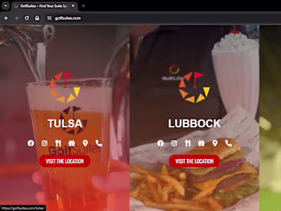 GolfSuites.com Redesign 🏌️‍♂️🖥️