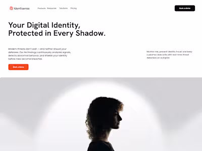Hero section website iteration |