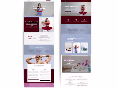 Full Kajabi Website Design