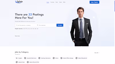 VetRepFinder - Jobs Portal for Veterinarian Reps