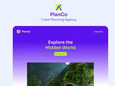Plan Co - Travel Planning Agency