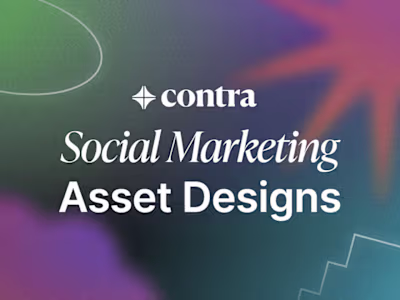 Contra Social Marketing Asset Designs