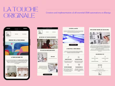 CRM automations for Art Online Gallery