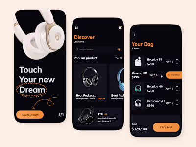 Here is my Headphones - E-commerce Redesign Feel free to giv...