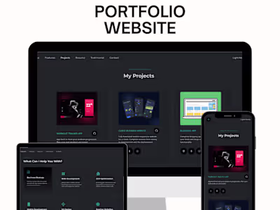 Portfolio  – Showcasing a Full-Stack Developer’s Expertise