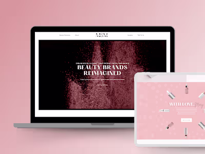 Website Design for Beauty Consultant
