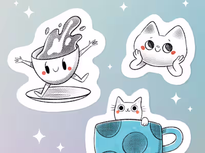 HONNI branded stickers