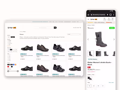 Lifestyle Shop Re-design
