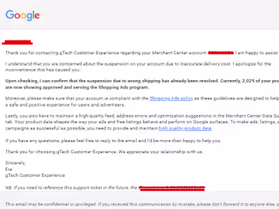 Incorrect Shipping In Your GMC Account