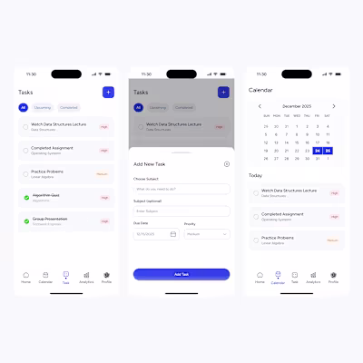 Just wrapped up the Tasks & Calendar experience for a Study ...