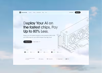Hero Design Exploration for a GPU Company, need a project do...