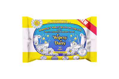💐 Wipsy Daisy - Wet Wipes(Branding, Packaging, Illustration)