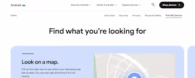 Android "Find My Device" Global Experience