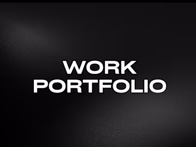 Graphic Design, Motion & Videoworks