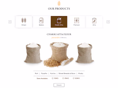 Flour Mill Website Design