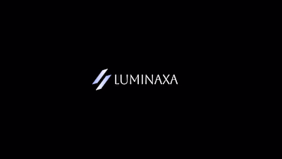LUMINAXA Modern, minimal logo design focused on clarity, bal...
