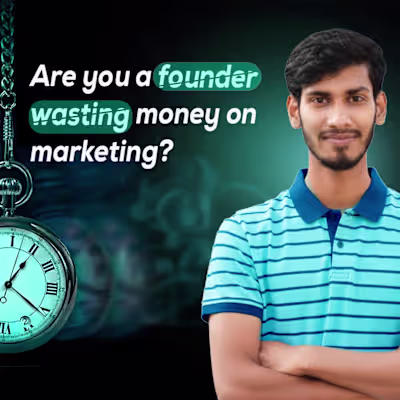 Many startups pour money into marketing first, But they forg...