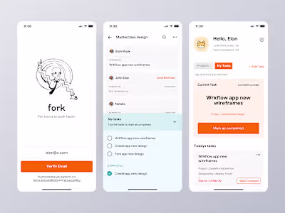 Development of Fork Task Management App