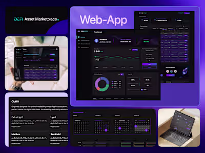 DeFi Trading App | Product Design + Design System Creation 