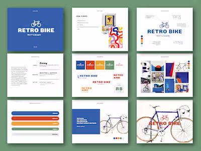 Retrobike Rotterdam Brand Identity Design