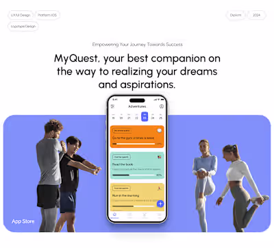 GOAL-SETTING MOBILE APP | IOS APP | LOGOTYPE DESIGN